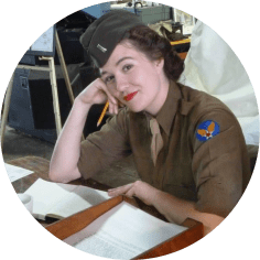 about me ww2 female reenactor
